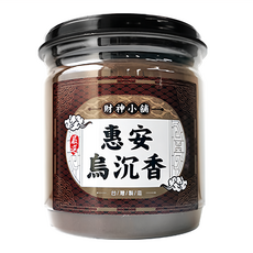 嚴選惠安烏沉香粉 天然沉檀淨香粉 100克裝, 高7.1 × 直徑8.8cm, 1罐