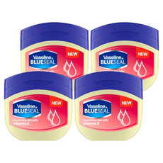 Vaseline 凡士林 BLUE SEAL 潤膚膏 維他命E滋養肌膚啫喱, 50ml, 4罐
