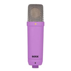 RODE NT1 Signature Series 電容麥克風 專業錄音設備 清晰收音 適用於音樂、Podcast、直播, 紫色