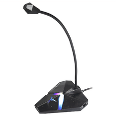 FOXXRAY 狐鐳 海樂響狐 USB電競麥克風, 高靈敏感應度, 三段開關設計, 單指向麥克風, 金屬軟管可調整, 7色背光, USB鍍金接頭, FXR-SUM-02