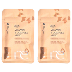 露奇亞 天然酵母B群+鋅, 18g, 30顆, 2包