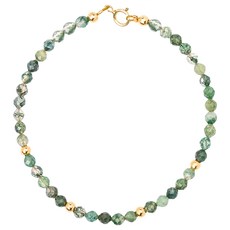 RADIANT STAR 璀璨之星 玉露小石綠髮晶水晶串珠水晶手鍊 KTL675 綠髮晶