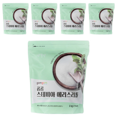 gomgom 甜菊糖醇, 1kg, 5包