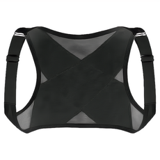 LDX 極致透氣隱形可調整駝背矯姿帶 (S/M), 適用肩寬: S/M-38~40cm, 黑色, 1個