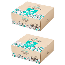 VITAHALO 柔軟壓紋化妝棉, 300片 2盒