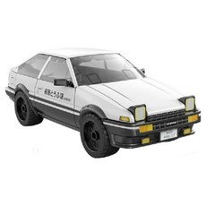 CaDA 咔搭 頭文字D 磨輪車 豐田 AE86, 黑色 + 白色, 1盒