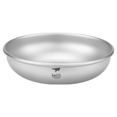 鎧斯 keith Ti5362 純鈦碟盤 容量 150ml 重量 30g, 直徑105 x 28 mm, 1個