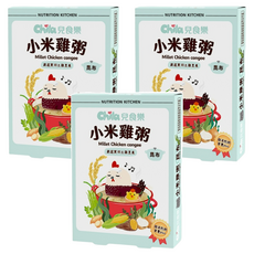 Chila 兒食樂 小米雞粥 昆布 適合六個月以上寶寶食用, 300g, 3盒