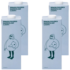 MINOR FIGURES 小人物 低脂燕麥奶 咖啡師, 1L, 4瓶