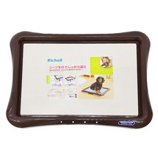 Richell 利其爾 平面便盆 犬用, 深咖啡, 1個
