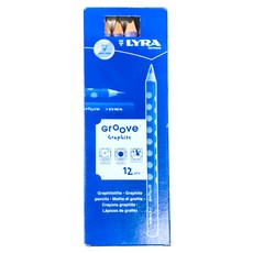 LYRA Groove三角洞洞鉛筆 12支, 左右手均適用, 珠光紫