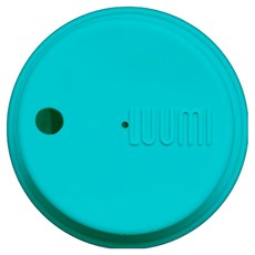 LUUMI 珍珠奶茶密封蓋, 100%食品級白金矽膠, 耐熱溫度175度, 4 x 7.5cm, 藍色, 1個