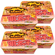 明星食品 一平夜店炒麵 辛辣明太子味, 4入