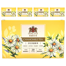 DONG JYUE 東爵好茶 洋甘菊靜茶, 1.8g*20包, 5盒