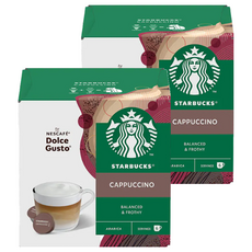 STARBUCKS 星巴克 卡布奇諾咖啡膠囊, 6份, 2盒