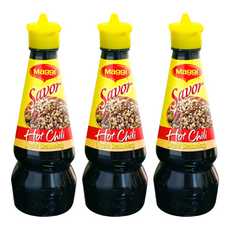 Maggi 美極 調味液 HOT CHILI, 130ml, 3瓶