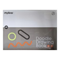 mideer 繪畫塗鴉冊 細紋款 285 x 210mm, 1本, 40張