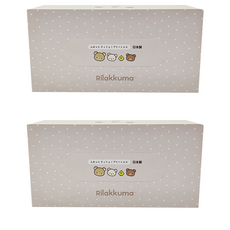 San-X 拉拉熊 面紙 天然紙漿, 1入, 2盒