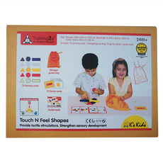 K's Kids 奇智奇思 觸感形狀神祕袋 觸覺刺激 加強感官發展 24個月以上, 幾何圖案, 1盒