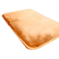 G+居家 雪花抗菌防滑吸水地墊, 40 x 60cm, 淺咖啡色