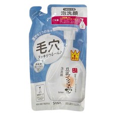 SANA 莎娜 豆乳美肌泡沫洗顏慕斯補充包 清爽型 - 毛穴護理, 180ml, 1包