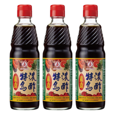 KONG YEN 工研 素食特濃烏醋, 300ml, 3瓶