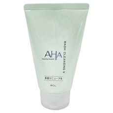 BCL AHA 洗面乳 溫和，100%植物洗淨成分, 120g, 1條
