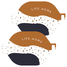 EZlife 創意提手餐墊2入組-b 提手設計 防水防污 簡約時尚, 45 x 30cm, 北歐風, 1組