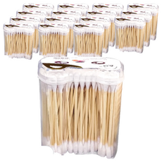 小麥購物 盒裝棉花棒 S354 59g, 16盒, 200支