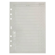 Raymay 藤井 超值工作事項確認內頁, A5(148 x 210mm), 100張, 1本