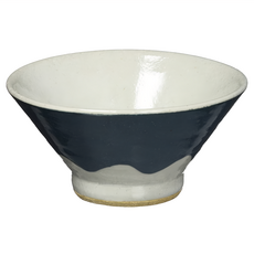 富士山美濃燒茶碗 小 Ø12x6.5cm, 青富士, 1個