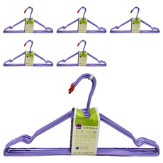 BUY 百貨通 如意小凹槽多功能衣架10支, 顏色隨機, 6組