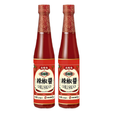 高慶泉 秘傳辣椒醬，80年好滋味，拌飯/拌麵/沾醬, 410ml, 2瓶