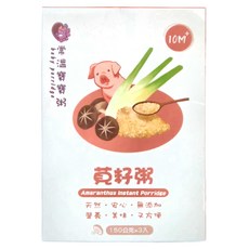 鈞媽御食堂 常溫寶寶粥 莧籽粥 10個月以上寶寶適用, 150g, 1盒