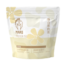 MARS 戰神 多效蛋白飲 厚奶茶 含15g蛋白質 添加PhytoFLORAL® + 20mg 德國膠原蛋白, 240g, 1包