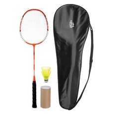 comet 羽球拍套組 球拍 2支 + 羽毛球 2顆 + 球拍袋, 1組