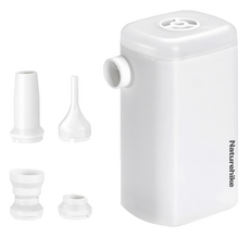 Naturehike 挪客 星途 戶外多功能充氣泵 Q-9E NH18Q001-A, 皎月白, 1台, 7.5 x 6 x 12.5 cm