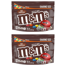 M&M's 牛奶糖衣巧克力 10.0 盎司 分享裝, 283.5g, 2包
