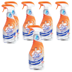 威猛先生 廚房淨油泡沫 噴清瓶, 橫掃廚房46種汙漬, 500g, 6瓶