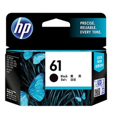 HP 惠普 61黑色原廠墨水 CH561WA 原廠墨水匣, 黑色, 1入