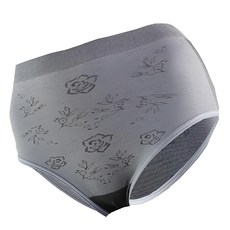 AREX SPORT 超彈力女中腰竹炭三角運動內褲, 灰色, 台灣製, F