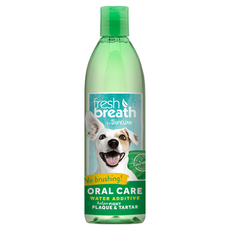 TROPICLEAN 鮮呼吸 潔牙水 無需刷牙 有助於抵抗牙菌斑和牙垢, 473ml, 1瓶