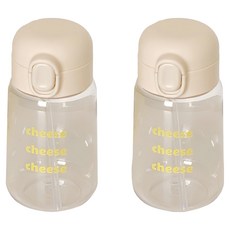 小麥購物 奶油色水壺 G190, 奶油白, 350ml, 2個