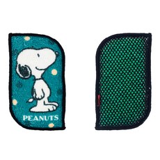 SNOOPY 史努比 洗碗海綿套裝, 葉子型, 附掛鉤設計, 正反兩面材質, 1組