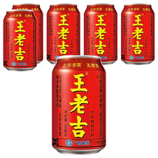 王老吉 涼茶植物飲料 310毫升 x 6罐, 清涼解渴, 消暑解膩, 310ml