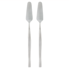 NICOTT 不鏽鋼霧面西餐奶油刀 2支 享受高級飯店的感覺, 單色