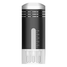 禾統 頭皮導液器, 10ml 矽膠、金屬, 不適用, Black