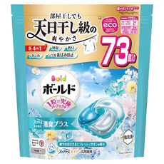 Bold 日本原裝進口 4合1洗衣球 清淨花香 藍色, 73顆, 1袋