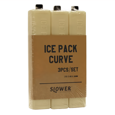 SLOWER 戶外保冷冰磚三件組 可重複使用, 沙色, 1組