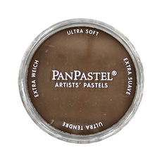 PANPASTEL 軟質藝術家盤粉彩餅, 62mm, 740.1深焦茶色, 9ml, 1色, 1個
